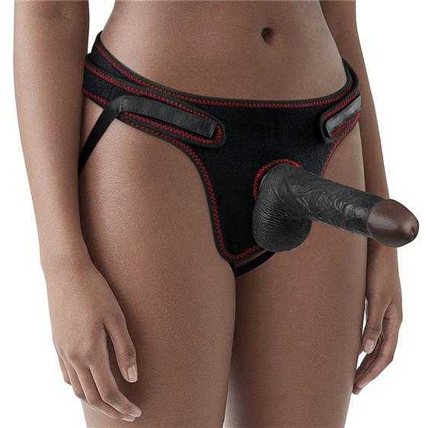 LOVETOY Easy Strapon Set 7.0'' Черный – 2