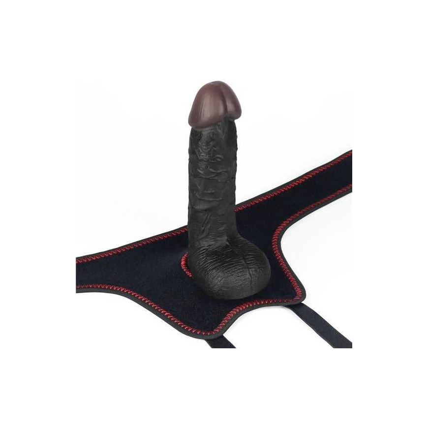 LOVETOY Easy Strapon Set 7.0'' Mustan – 4