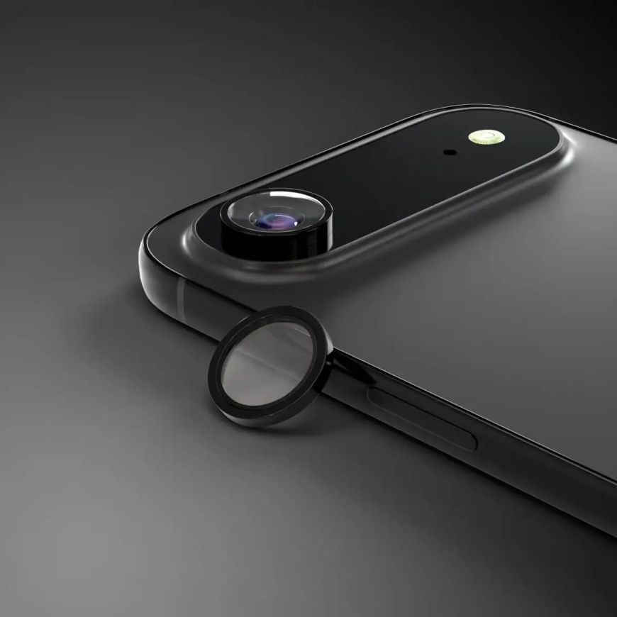 Etteri kameras objektīva aizsargs iPhone 17 Air melns – 2