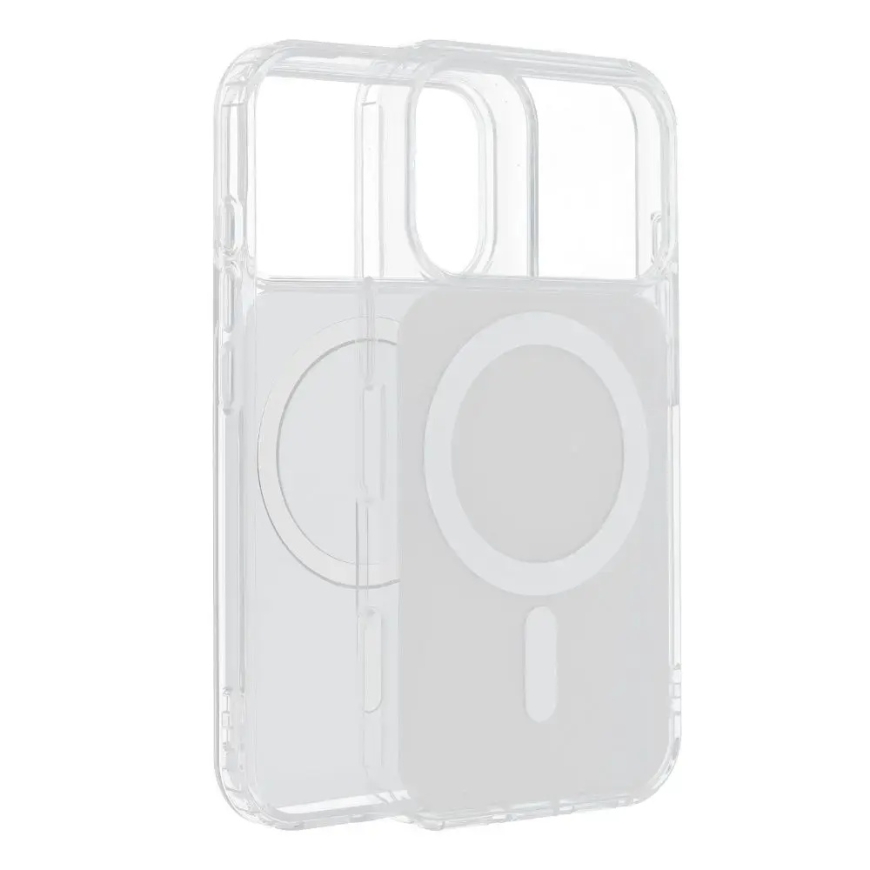 Clear Fusion Mag maciņš ar MagSafe atbalstu telefonam iPhone 16e | iPhone 17e balts – 2