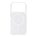 Clear Fusion Mag phone case with MagSafe support for iPhone 16e | iPhone 17e white