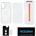 Kotelo - Roobix 3-in-1 Combo Kit iPhone 17 MagSafe, Lasi, Linssinsuojus Kotelo - Roobix 3-in-1 Combo Kit iPhone 17 MagSafe, Lasi, Linssinsuojus