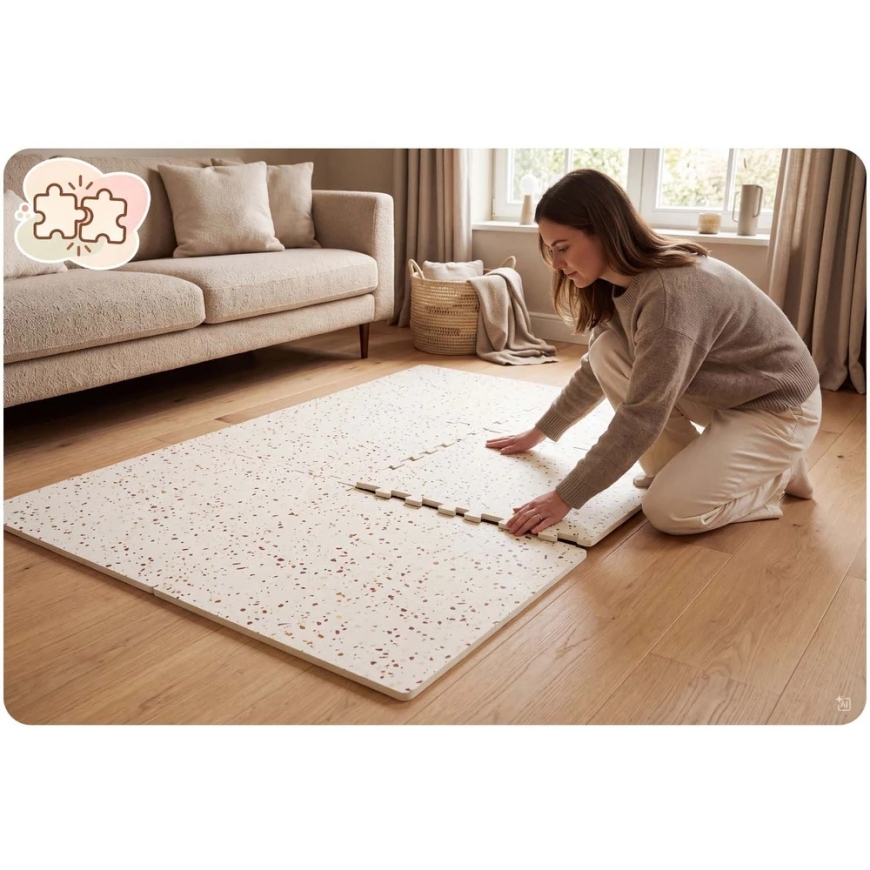 Kilimėlis dėlionė 175x118cm Ricokids 6 vnt stora – 4