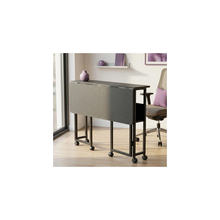 Spacetronik Saliekamais mobilais galdiņš, virsmas izmērs 120x58 cm, melns – 2
