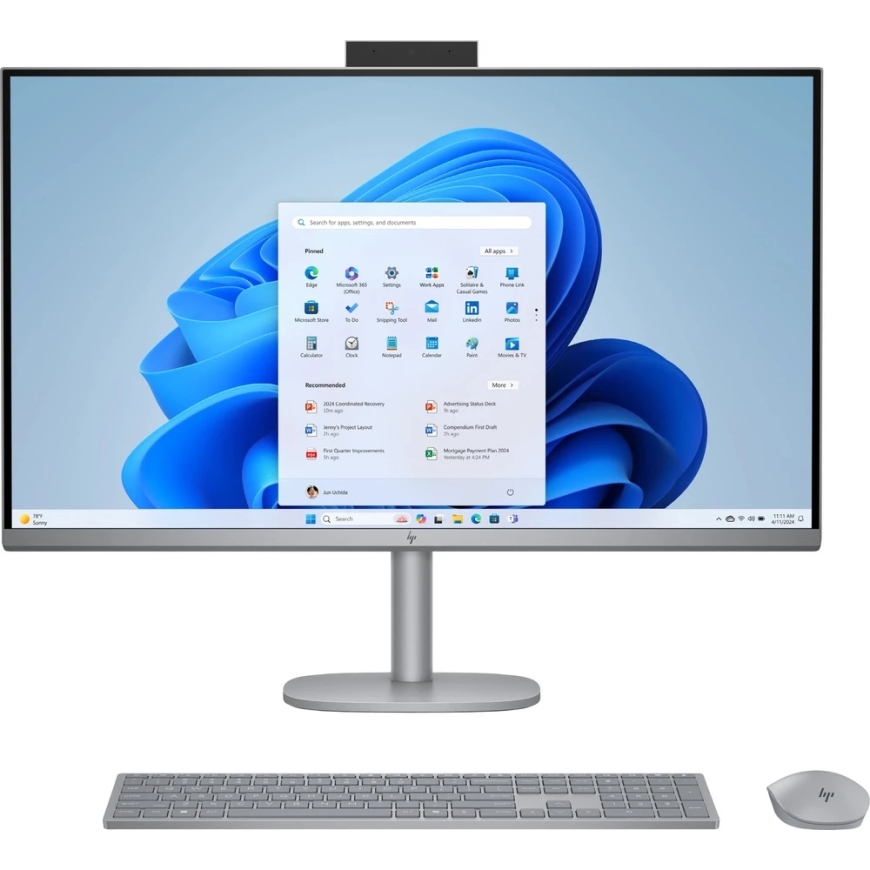 HP OmniStudio X Visā vienā Datoru 32 - Ultra 5 125H | 32" 4K | 32GB | 1TB | W11H | Pelēks