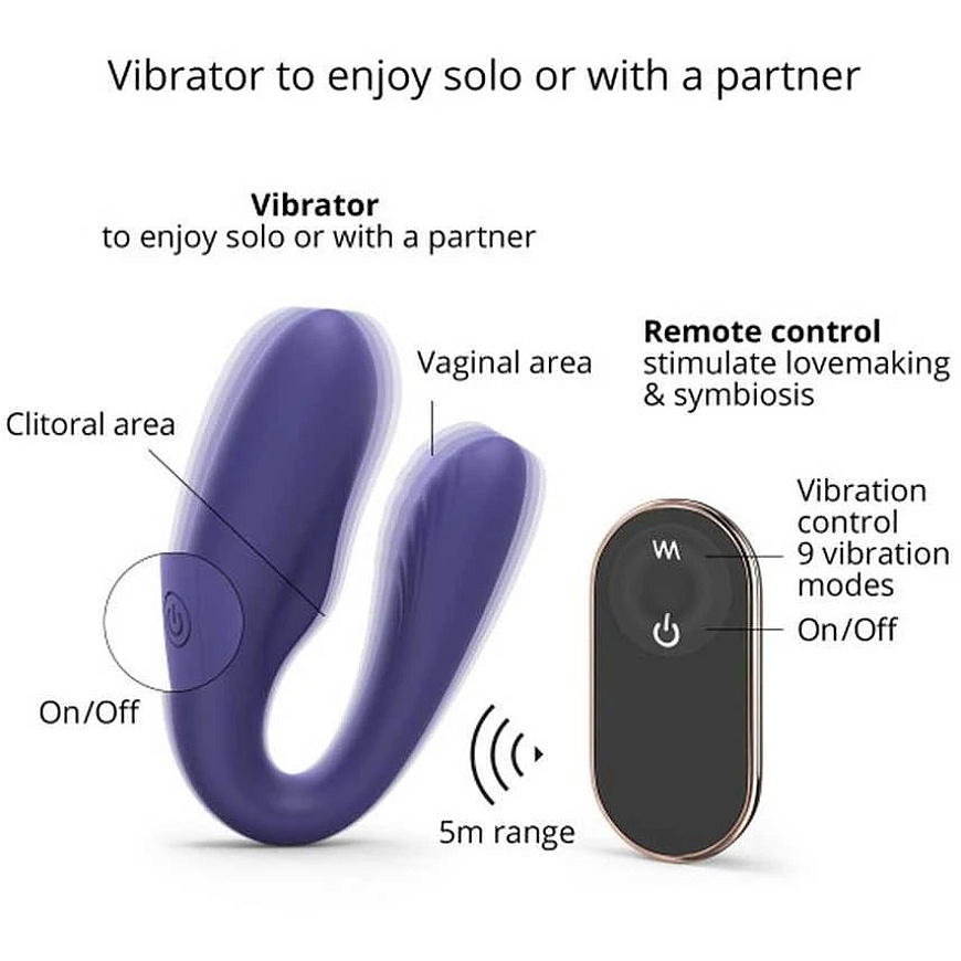 Love To Love vibrator for couples, clitoral massager, G-spot, remote control – 2