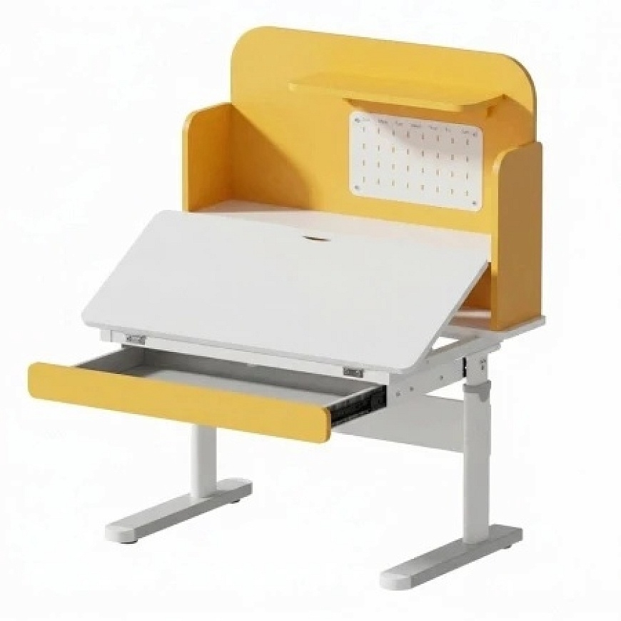 Spacetronik Children's Height Adjustable Writing Desk with Accessory, 90 × 60 cm, Yellow – 3