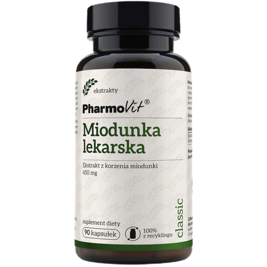 Pharmovit Miodunka lekarska dietary supplement 90 capsules