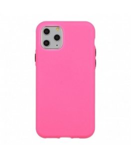Mocco Soft Cream Silicone Back Case for Apple iPhone 12 Mini Pink