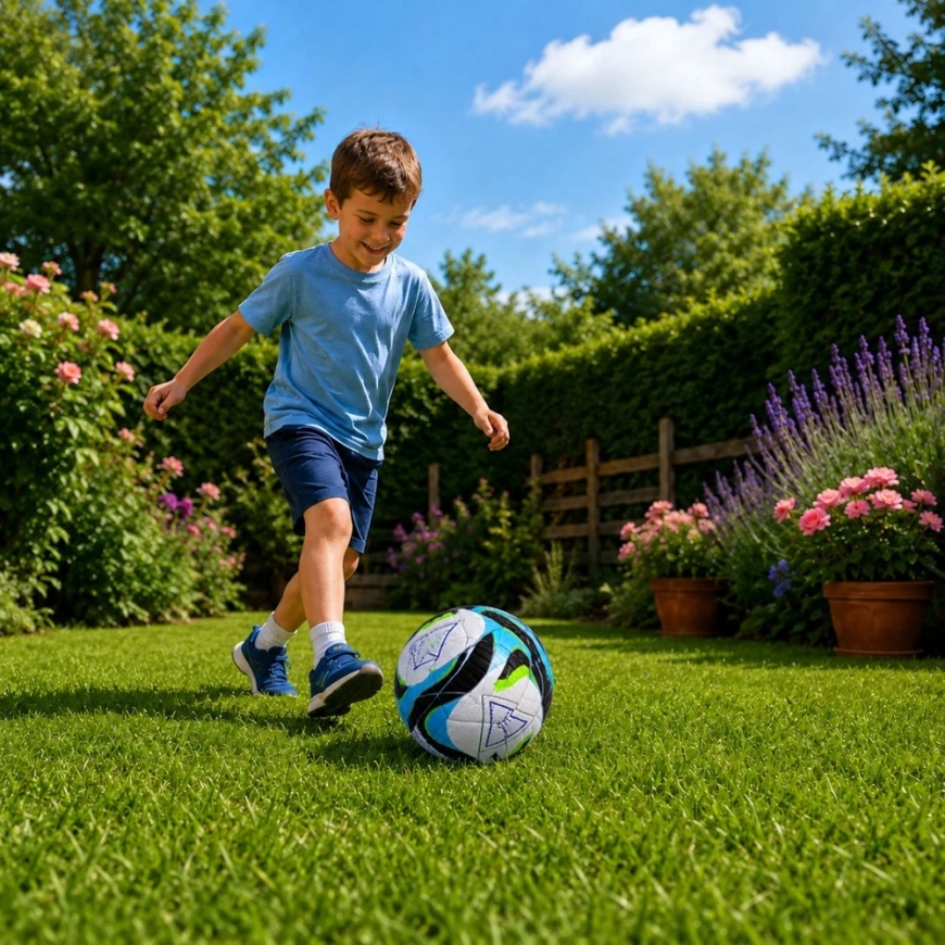 Lean Toys Football Ball 22 cm – 4