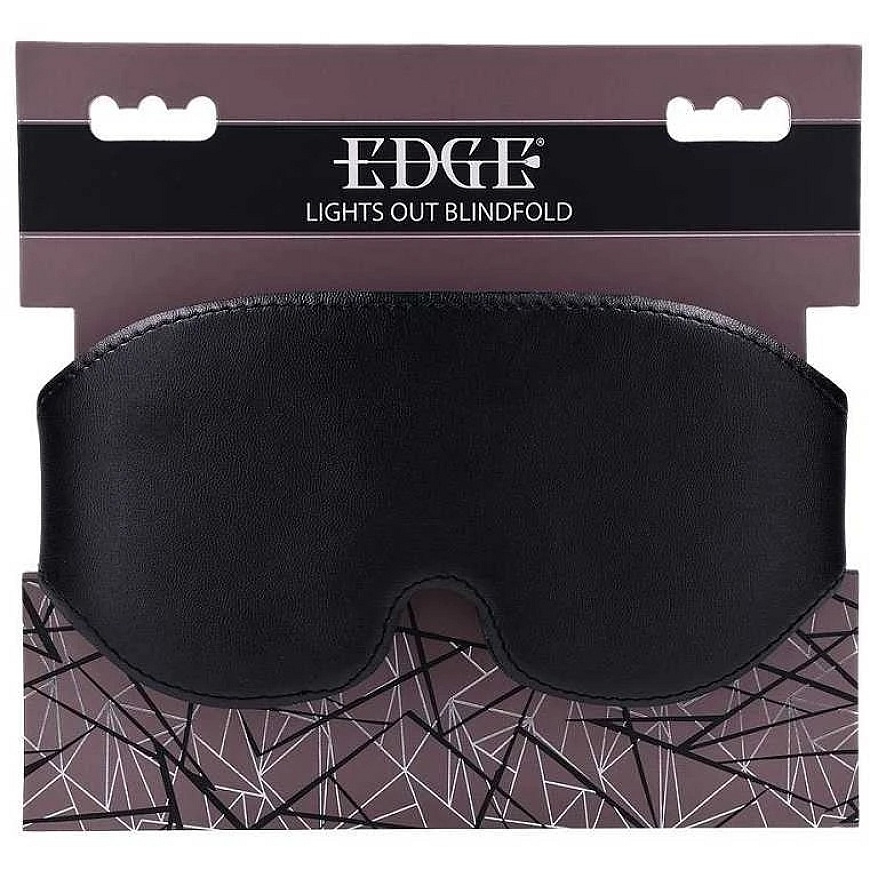 Party Deco Sportsheets „Edge Lights Out Blindfold“ acu maska, melna