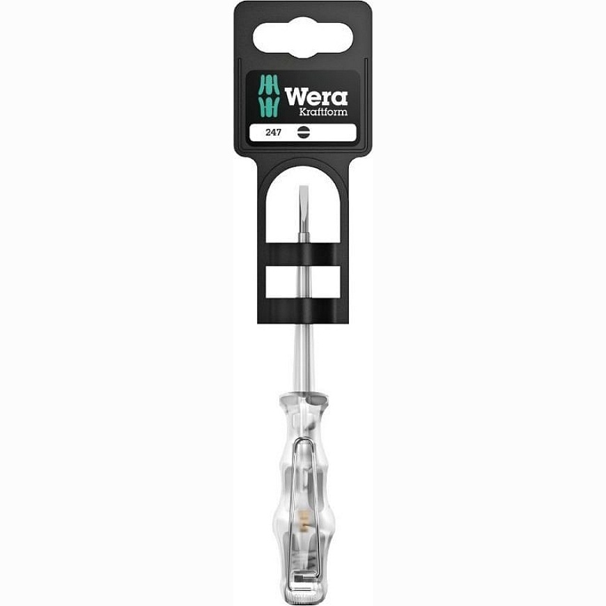 Wera 247 SB Single-pole voltage tester, 3 x 70 mm voltage tester screwdriver