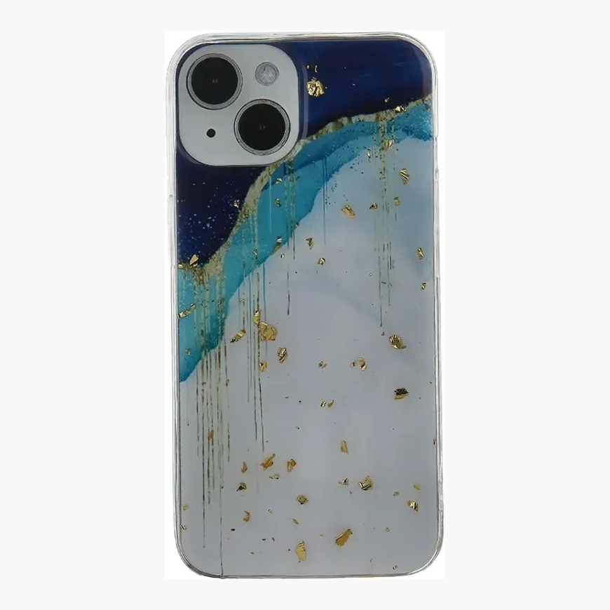 Gold Glam telefono dėklas iPhone 13 Pro auksinis – 4