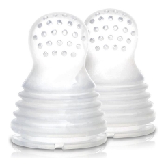 Tarjous! Kidsme Food Feeder Plus patentoitu silikonikärki XL-koko (2 kpl) 6 kuukauden iästä alkaen 160360
