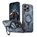 Hybrid Armor Trendy phone case with MagSafe support for iPhone 16 Pro blue Hybrid Armor Trendy phone case with MagSafe support for iPhone 16 Pro blue