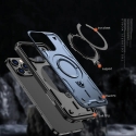 Hybrid Armor Trendy phone case with MagSafe support for iPhone 16 Pro blue Hybrid Armor Trendy phone case with MagSafe support for iPhone 16 Pro blue
