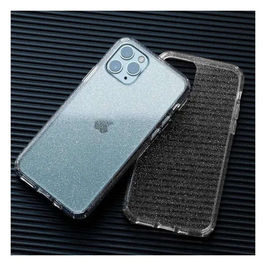 Crystal Glitter telefoni ümbris iPhone 11 Pro hõbedane – 5