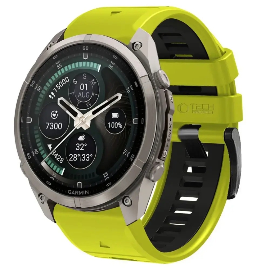 TECH-PROTECT ICONBAND PRO GARMIN FENIX 5 / 6 / 6 PRO / 7 / 8 / 8 PRO / E / 9 / 9 PRO (47 MM) LIMONAADI/ MUST