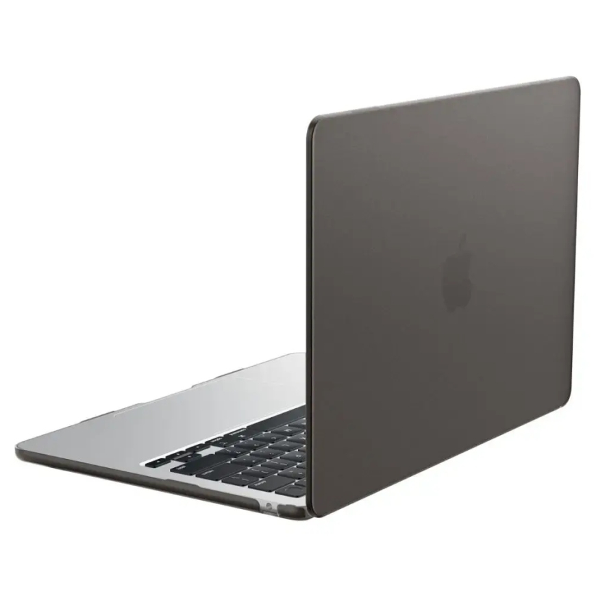 Spigen AirSkin kovakuorikotelo MacBook Air 13" M2-M5 2023-2026 musta – 2