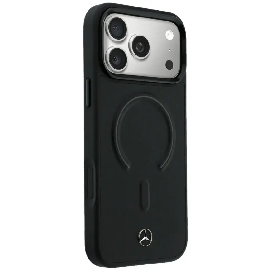 Mercedes 3D odinis telefono dėklas su MagSafe palaikymu telefonui iPhone 18 Pro Max | iPhone 17 Pro Max juodas – 4