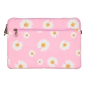 Wonder Sleeve Laptop 17 inches pink daisies Wonder Sleeve Laptop 17 inches pink daisies