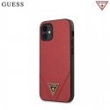 Guess GUHCP12SVSATMLRE Saffiano Hard back cover case for Apple iPhone 12 mini Red Guess GUHCP12SVSATMLRE Saffiano Hard back cover case for Apple iPhone 12 mini Red