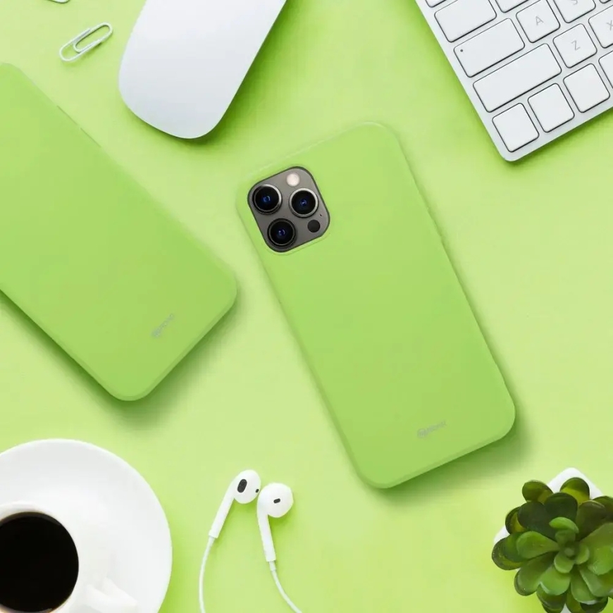 Roar All Day Colorful Jelly maciņš telefonam iPhone 15 Pro zaļš – 4