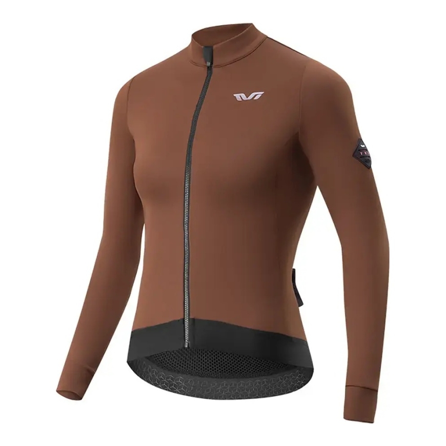 Rockbros YDWT006 TVI sieviešu velosipēda krekls izolēts rudens/ziema M - brūns