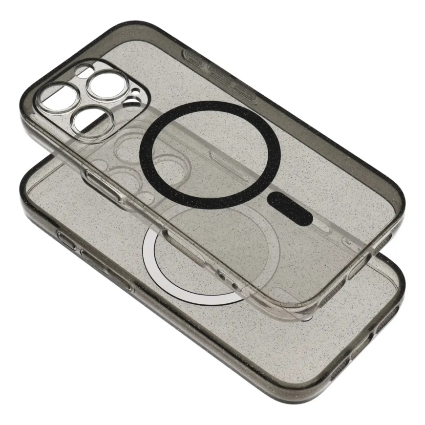 Clear Mag Cover чехол с поддержкой MagSafe для телефона Samsung Galaxy S25 (S931) чёрный – 3