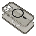 Clear Mag Cover maciņš ar MagSafe atbalstu telefonam Samsung Galaxy S25 (S931) melns Clear Mag Cover maciņš ar MagSafe atbalstu telefonam Samsung Galaxy S25 (S931) melns