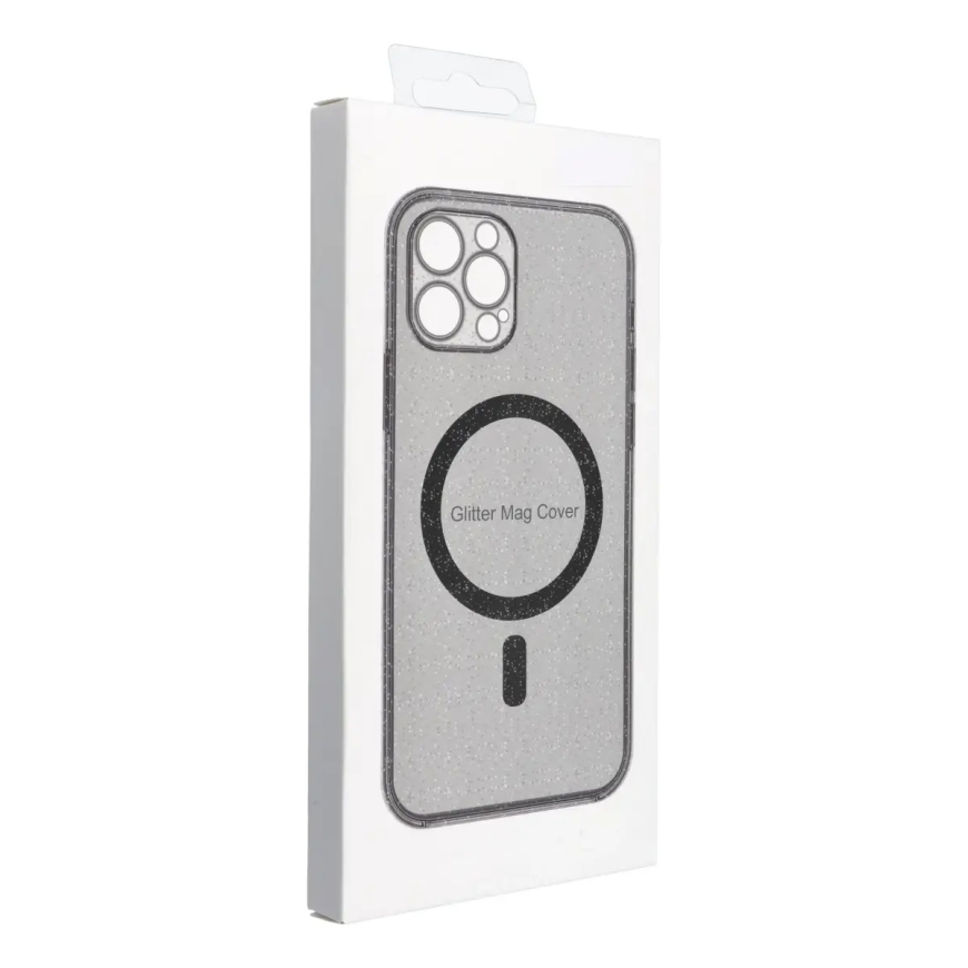 Clear Mag Cover чехол с поддержкой MagSafe для телефона Samsung Galaxy S25 (S931) чёрный – 4