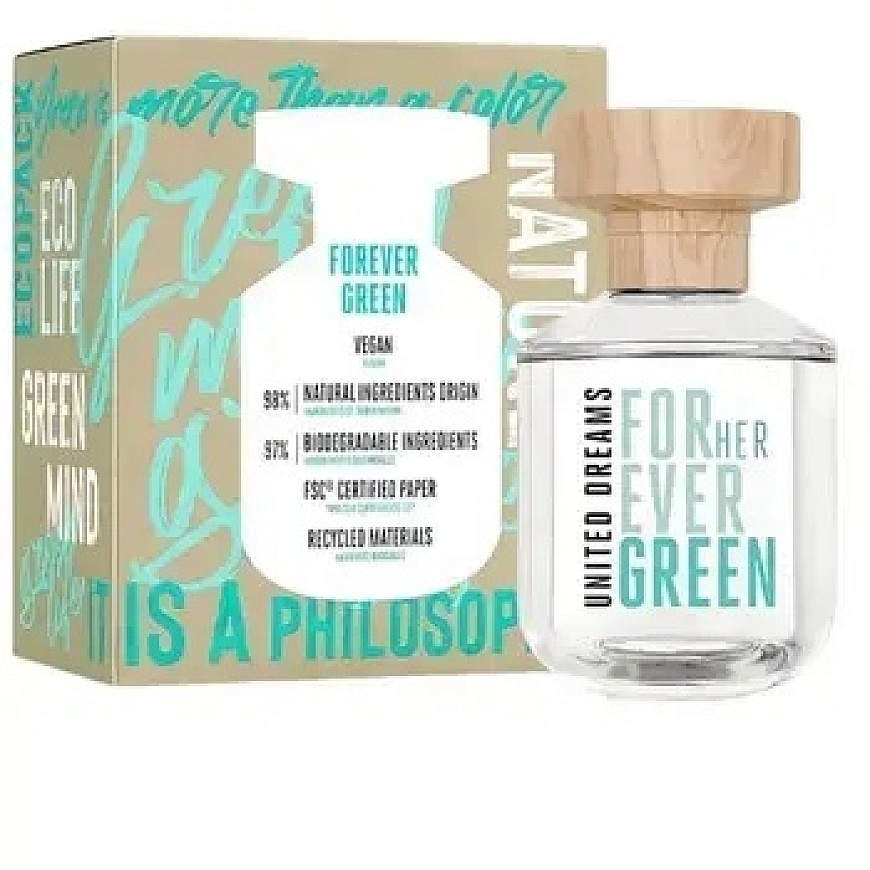 Benetton United Dreams Forever Green EDT 80ml