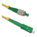 Qoltec Patchcord pluošto optika FC/APC - SC/APC | Vieno režimo | 9/125 | G652D | Simplex | 15m Qoltec Patchcord pluošto optika FC/APC - SC/APC | Vieno režimo | 9/125 | G652D | Simplex | 15m