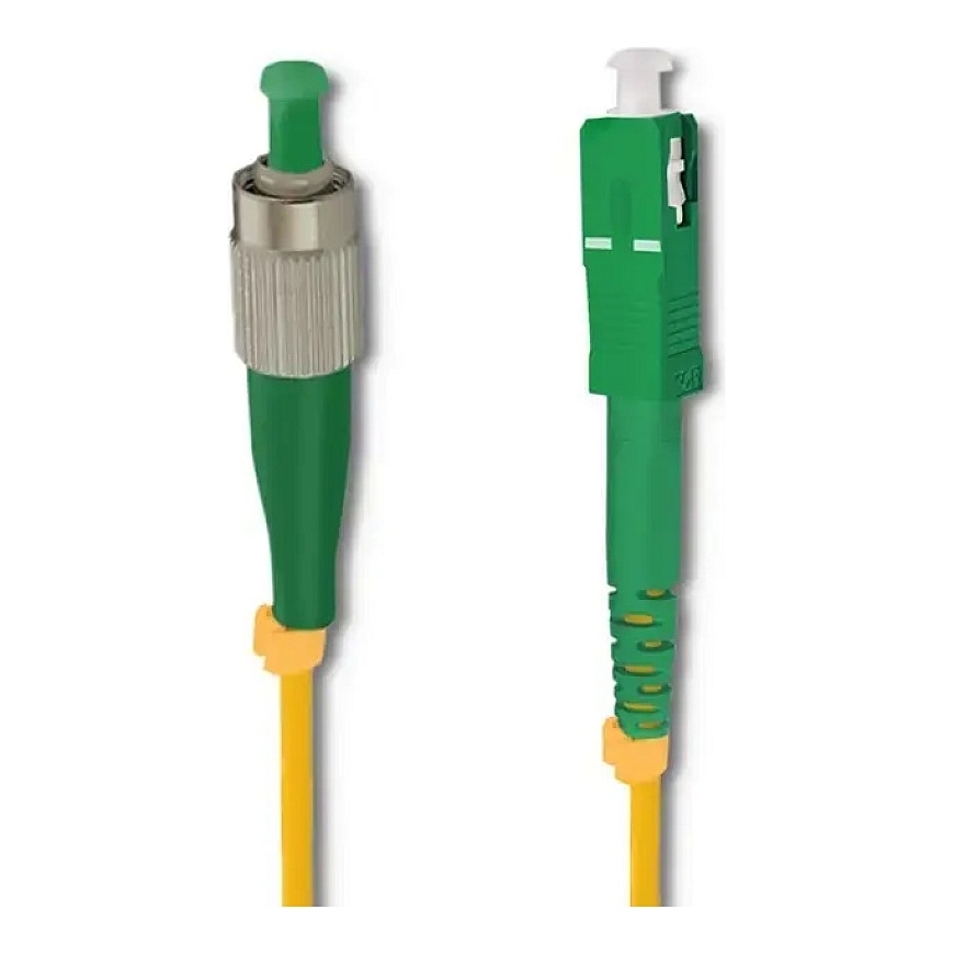 Qoltec Patchcord fiber optic FC/APC - SC/APC | Singlemode | 9/125 | G652D | Simplex | 15m – 2