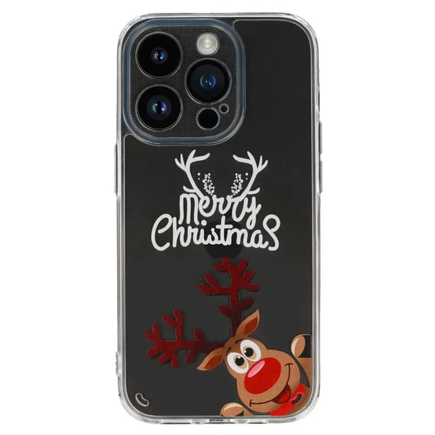TEL PROTECT Christmas phone case for iPhone 13 Pro Max transparent (Design 1) – 2