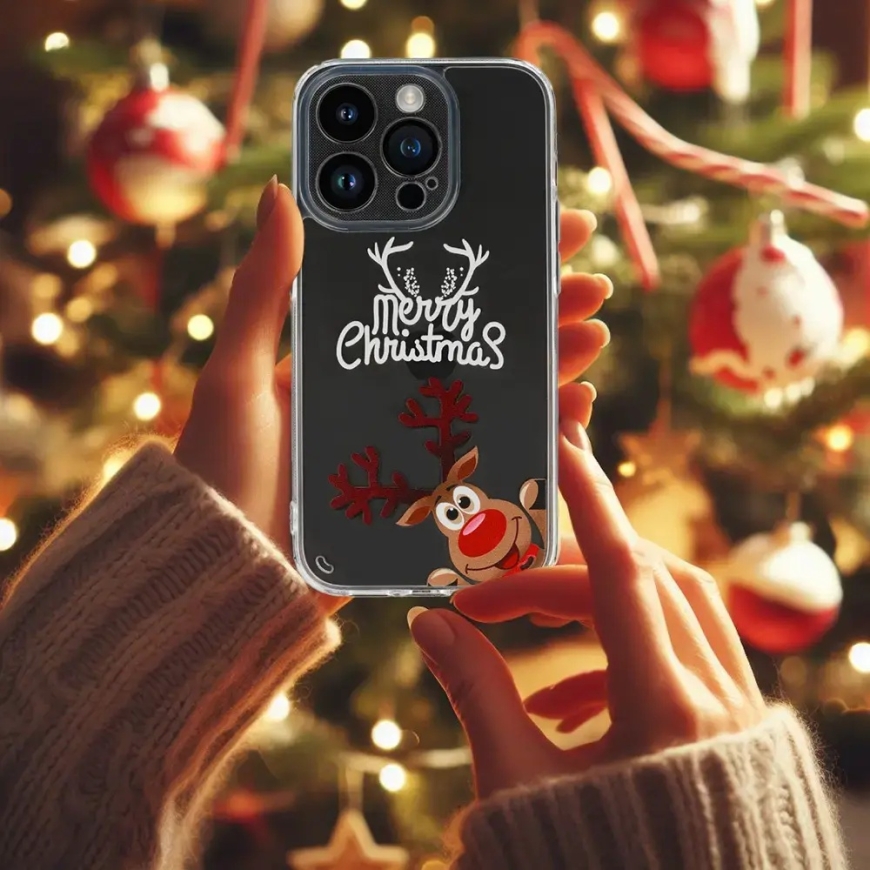 TEL PROTECT Christmas telefono dėklas iPhone 13 Pro Max skaidrus (dizainas 1) – 5