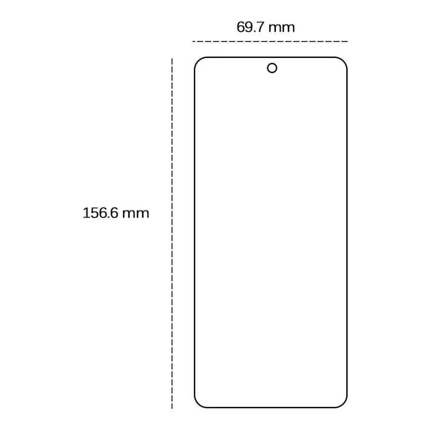 2,5D lasi puhelimelle Samsung Galaxy A71 (A715) | M51 (M515) – 2