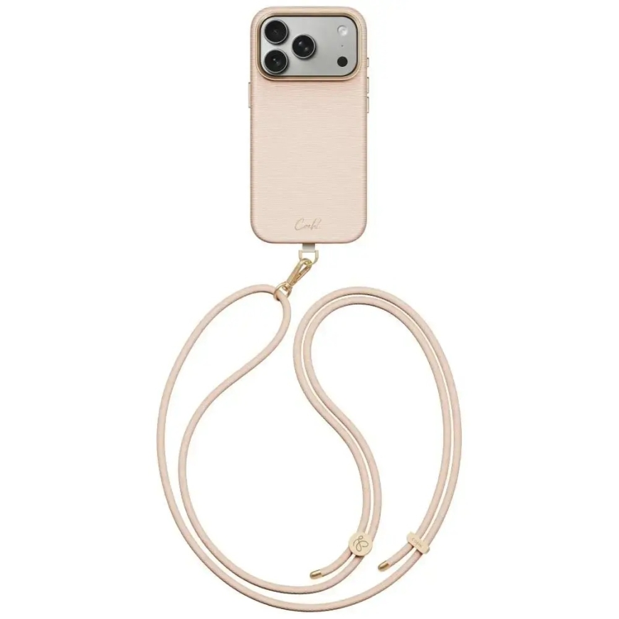 Kaitse UNIQ Coehl Mirelle iPhone 18 Pro / 17 Pro magnetlaadimisega roosa