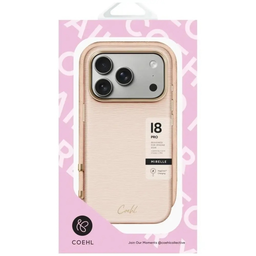 Kaitse UNIQ Coehl Mirelle iPhone 18 Pro / 17 Pro magnetlaadimisega roosa – 5