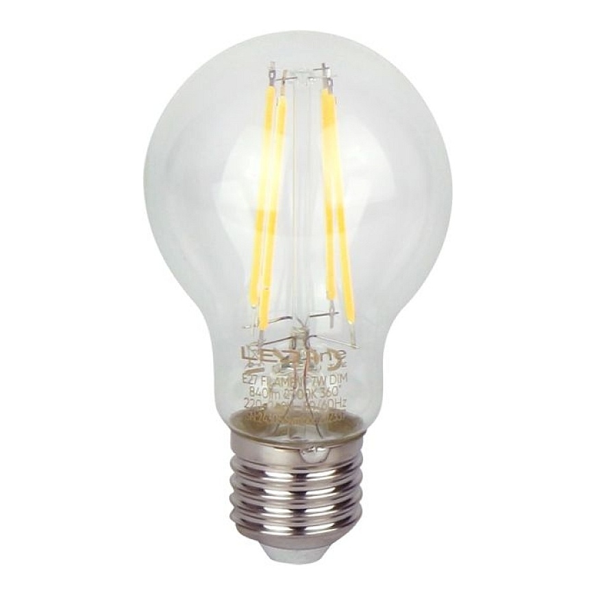 LED spuldze E27 7W 2700K 840lm 220-240V FILAMENT A60 GLOBE DIMMABLE LED line LITE