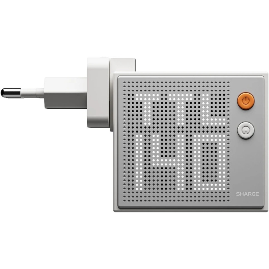 SHARGE Pixel 140 GaN lādētājs, 140W, 3x USB-C, punktu matricu ekrāns - balts – 2