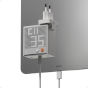 SHARGE Pixel 140 GaN-laturi, 140W, 3x USB-C, Dot Matrix -näyttö - valkoinen