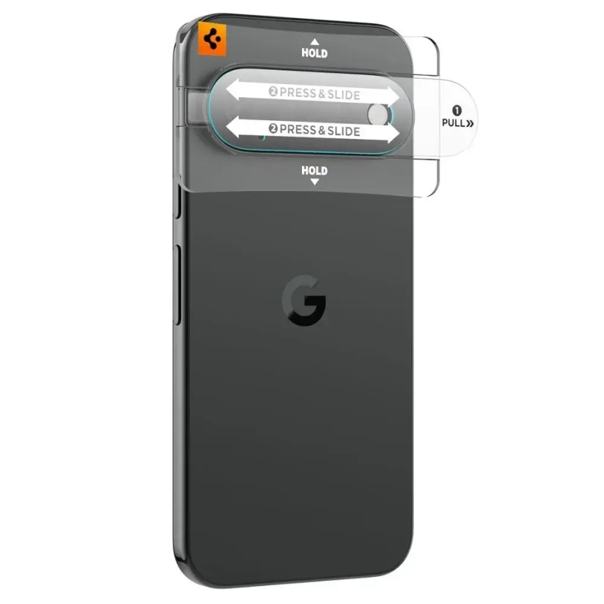 Защитное стекло на камеру Spigen Glas.tR EZ Fit Optik Pro для Google Pixel 11 прозрачное с аппликатором (2 шт.) – 4
