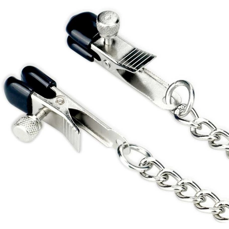 Lovetoy-valjaat kaulapanta nänniklipsuilla ketjuissa BDSM – 2