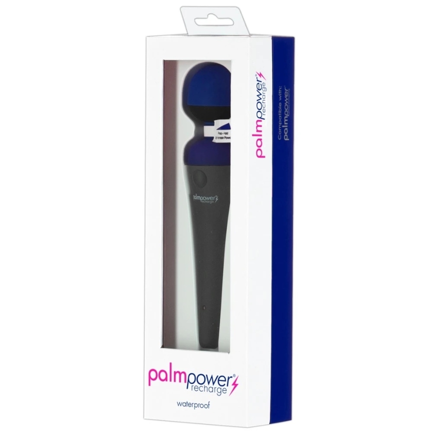 PalmPower Recharge Vibrator, blue, 19.5 cm