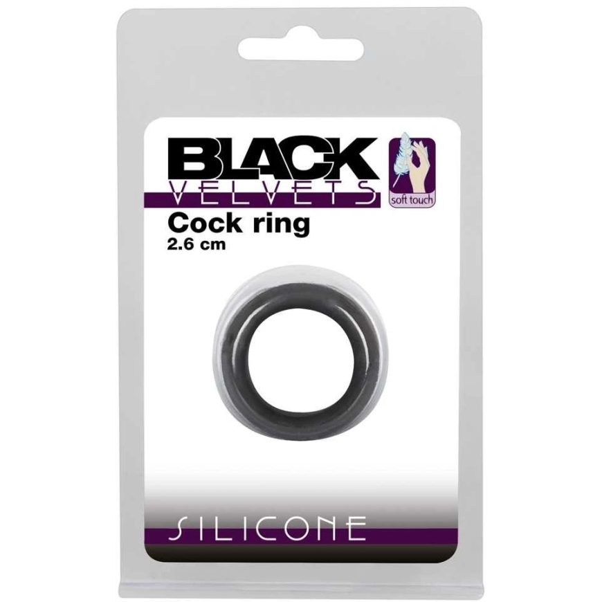 Black Velvets Black Velvets Cock Ring 2.6 cm