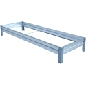 Meistro Kodas Raised Bed KLASIKA GARDEN, 190x90x10 cm, galvanized