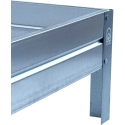Meistro Kodas Raised Bed KLASIKA GARDEN, 190x90x10 cm, galvanized
