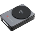 "Verbatim Charge 'n' Go Qi2 3-in-1" magneettinen langaton ulkoinen akku, 5000 mAh, USB-C, Harmaa