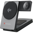 „Verbatim Charge ‘n’ Go Qi2 3-in-1“ magnetinė belaidė išorinė baterija, 5000 mAh, USB-C, Pilkas